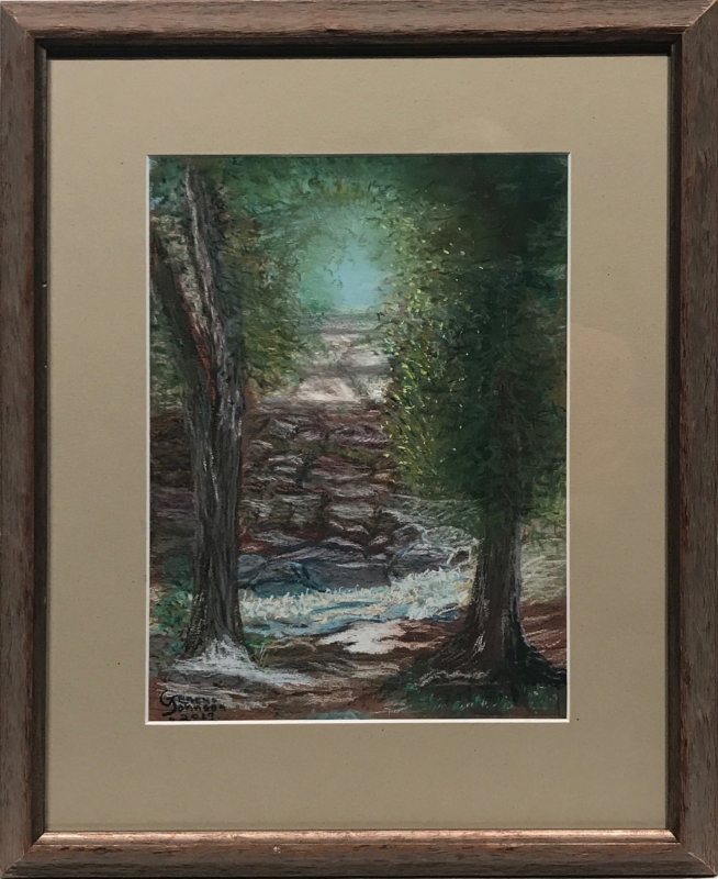 Mysterious Pathway to the Santa Fe River by artist Geneva Johnson